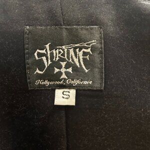 Shrine of Hollywood Black Royal Marine Vest  Goth